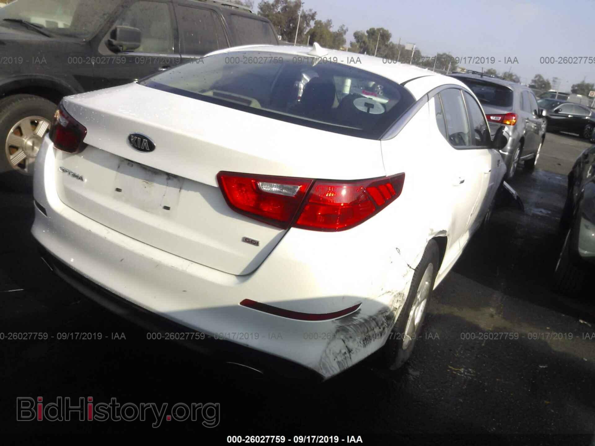2014 KIA OPTIMA - VIN: KNAGM4A74E5510347 - Фото 4