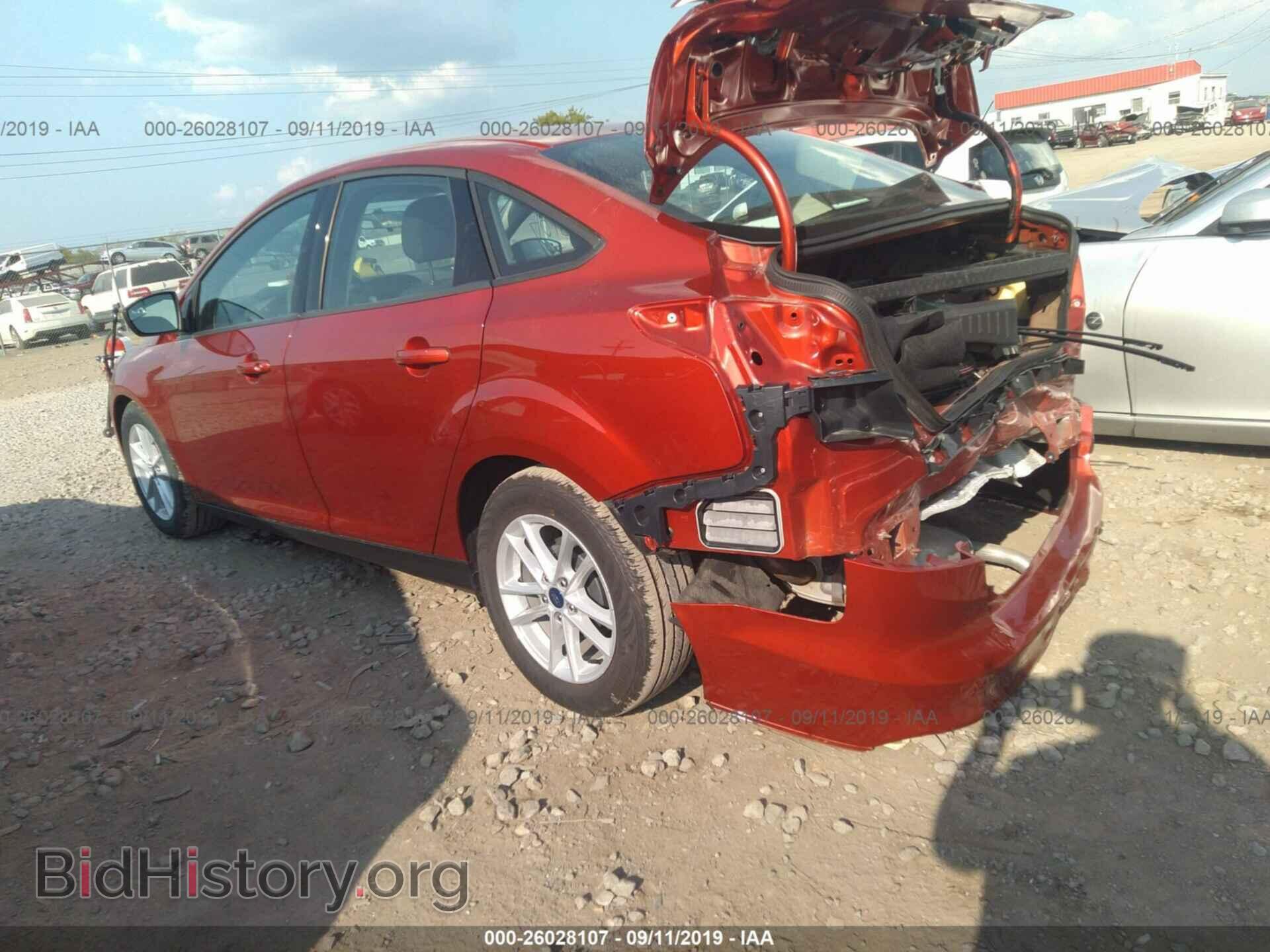 2018 FORD FOCUS - VIN: 1FADP3F20JL265594 - Фото 3