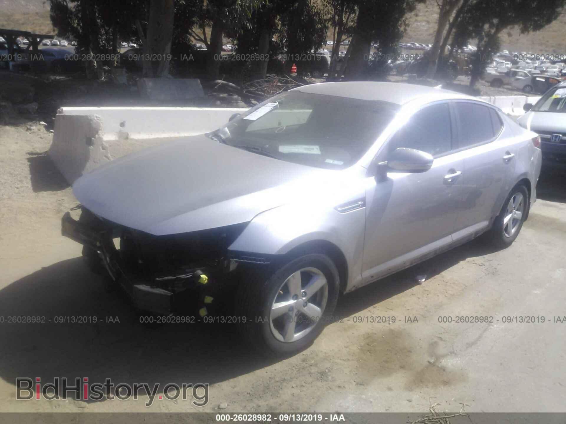 2015 KIA OPTIMA - VIN: KNAGM4A70F5546697 - Photo 2