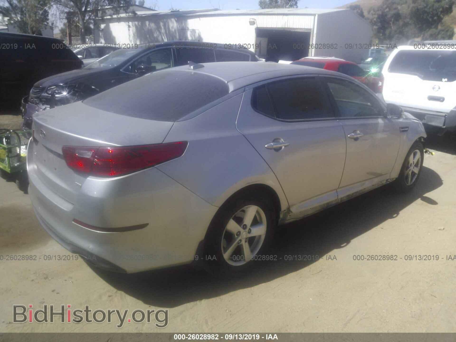 2015 KIA OPTIMA - VIN: KNAGM4A70F5546697 - Photo 4