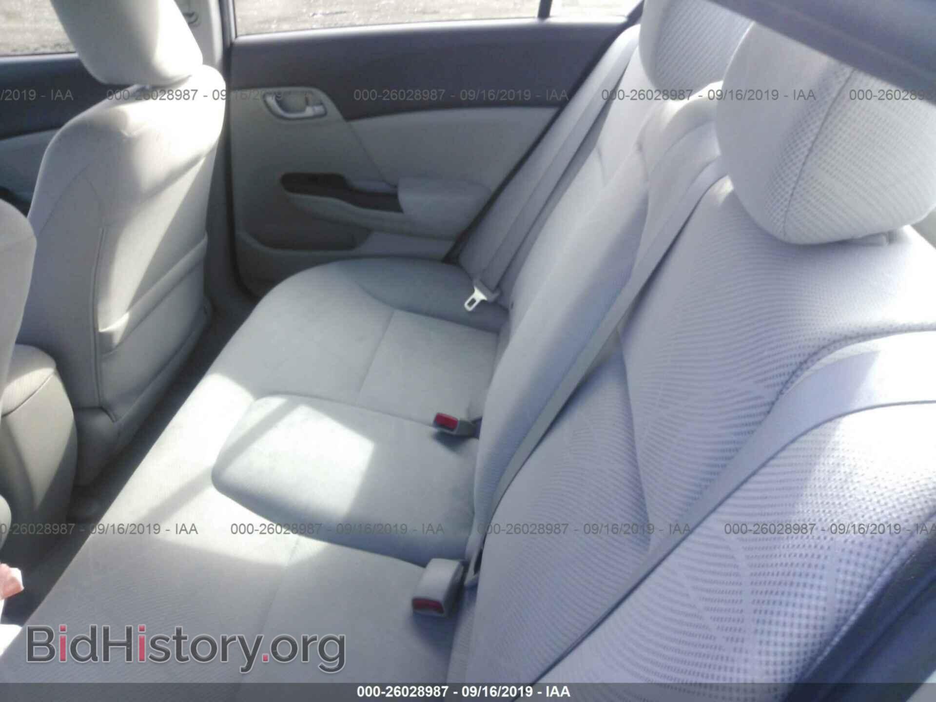 2012 HONDA CIVIC - VIN: 2HGFB2F57CH517218 - Фото 8