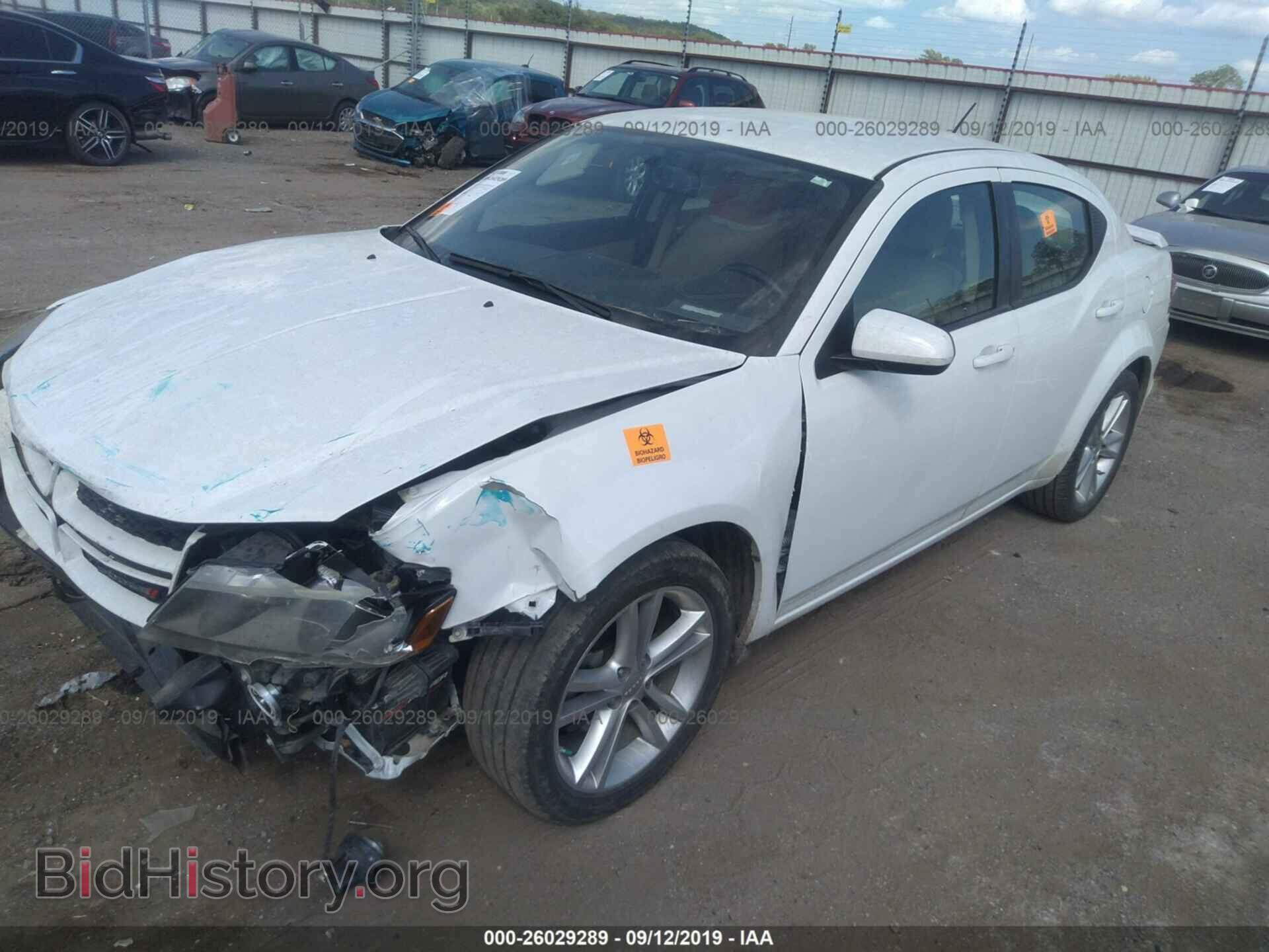 2013 DODGE AVENGER - VIN: 1C3CDZCB8DN621924 - Фото 2