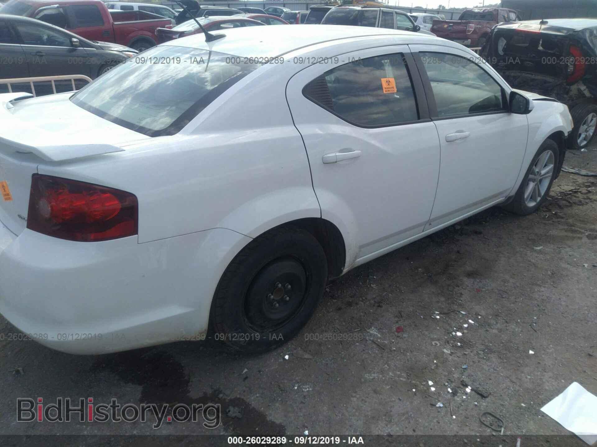 2013 DODGE AVENGER - VIN: 1C3CDZCB8DN621924 - Фото 4