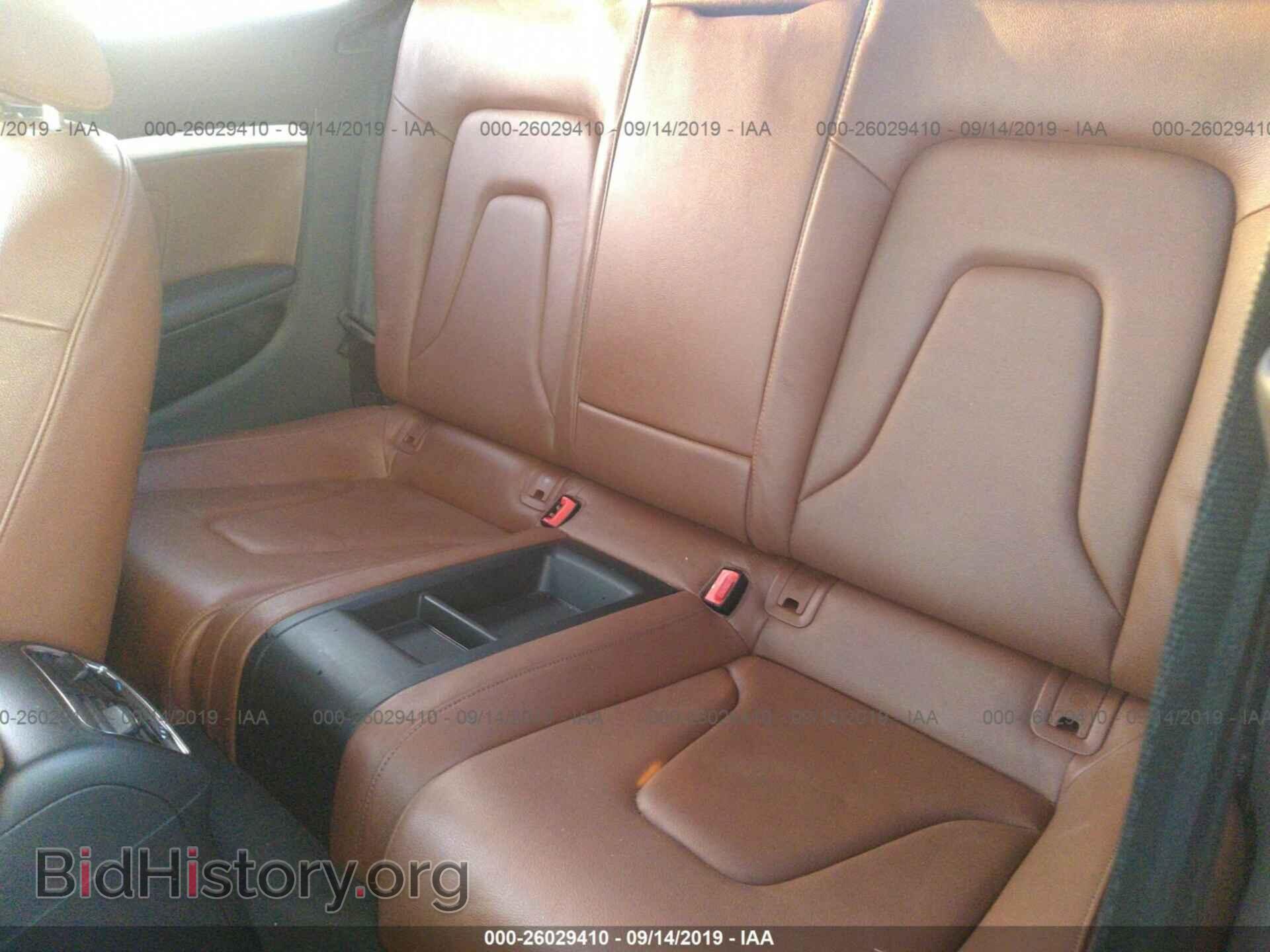 2012 AUDI A5 - VIN: WAULFAFR1CA005520 - Фото 8