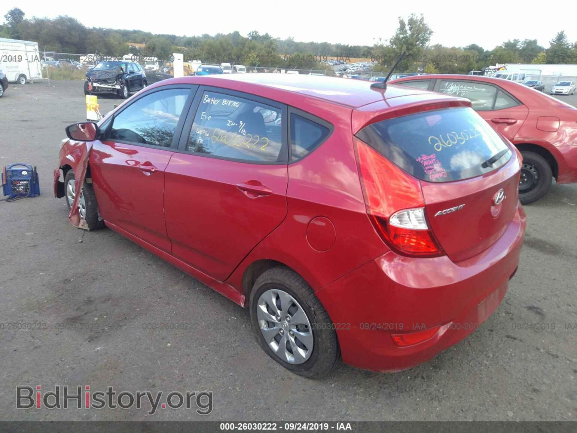 2015 HYUNDAI ACCENT - VIN: KMHCT5AE0FU207612 - Фото 3
