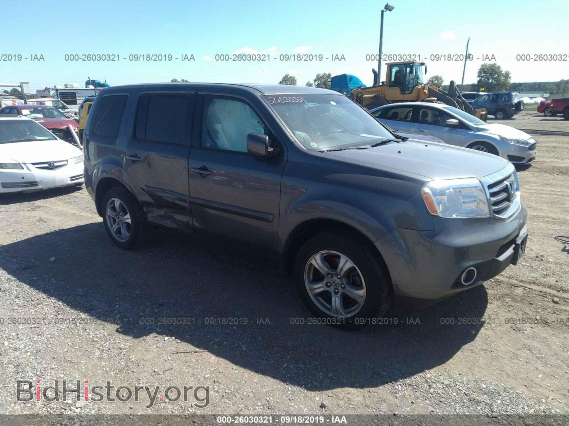 Photo 5FNYF4H56CB012006 - HONDA PILOT 2012