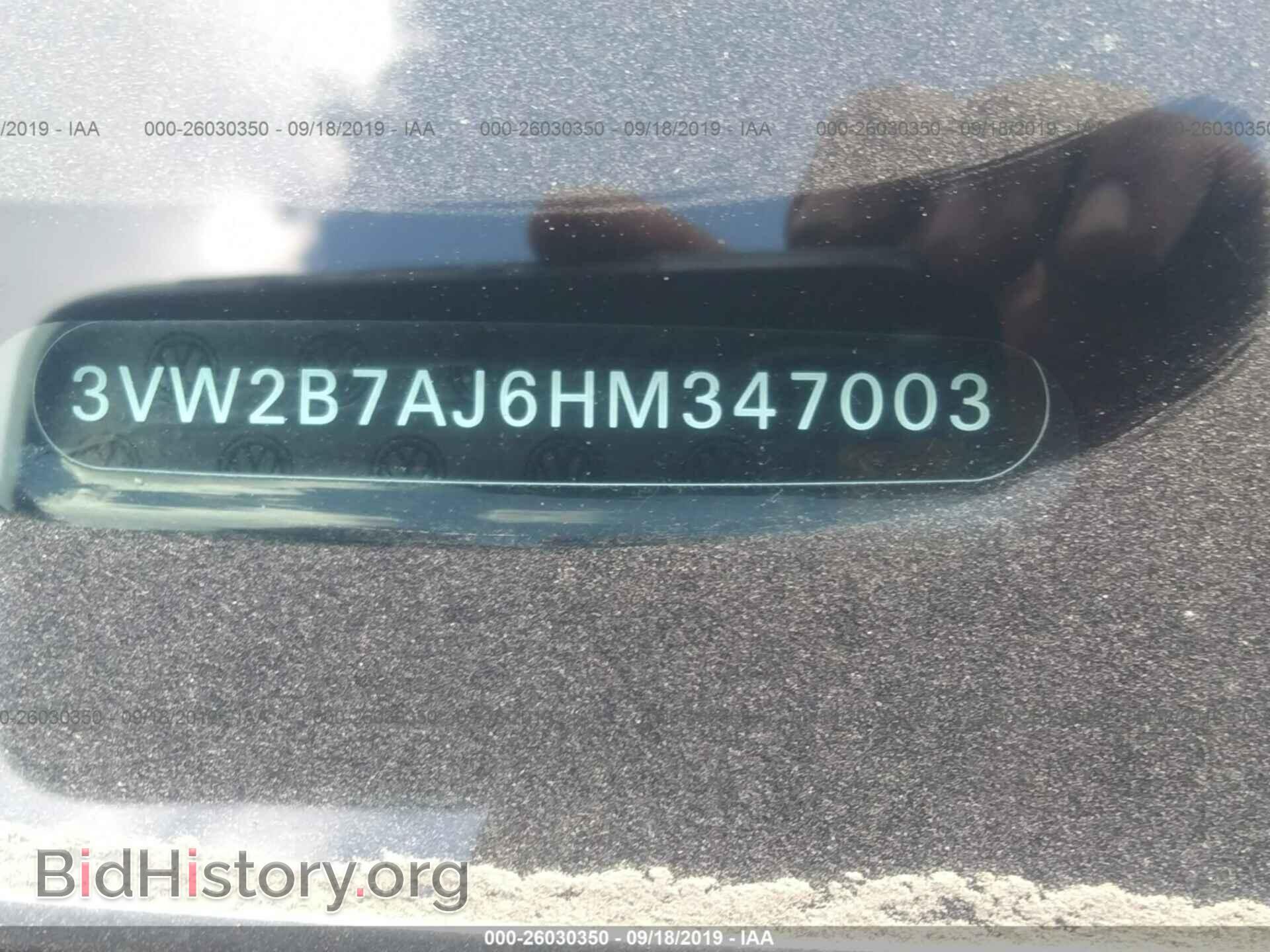 2017 VOLKSWAGEN JETTA - VIN: 3VW2B7AJ6HM347003 - Фото 9
