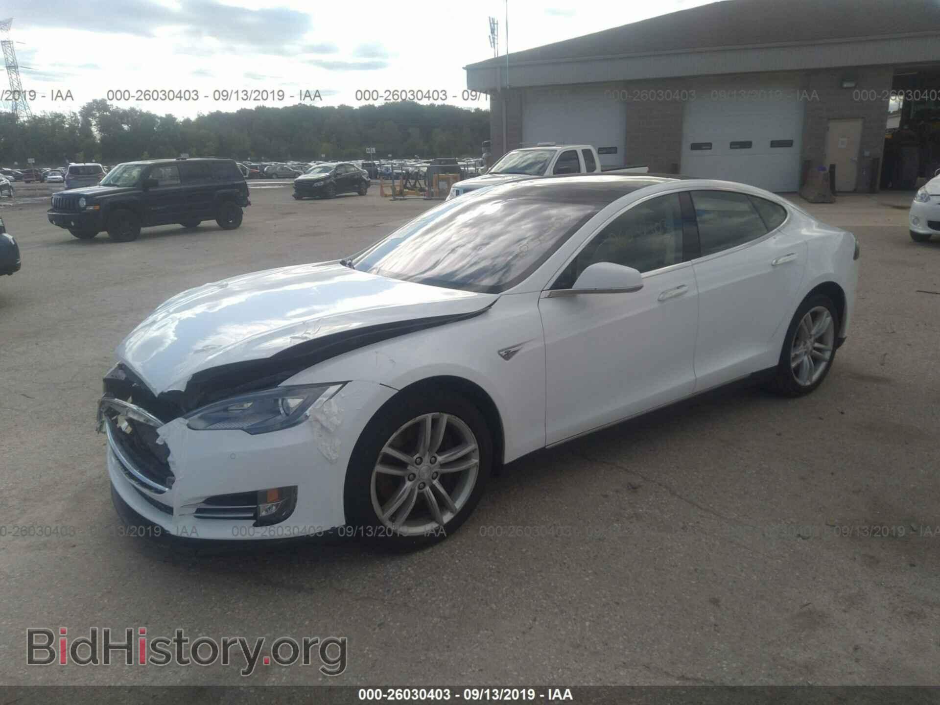 2014 TESLA MODEL S - VIN: 5YJSA1S18EFP51972 - Photo 2