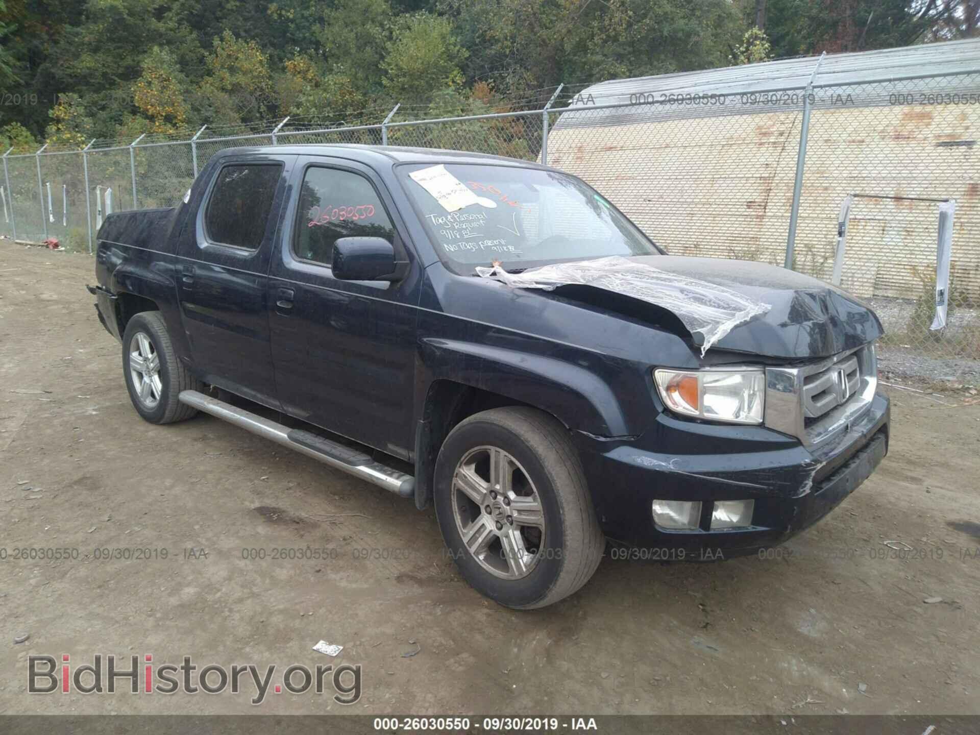 Photo 5FPYK1F55BB009357 - HONDA RIDGELINE 2011