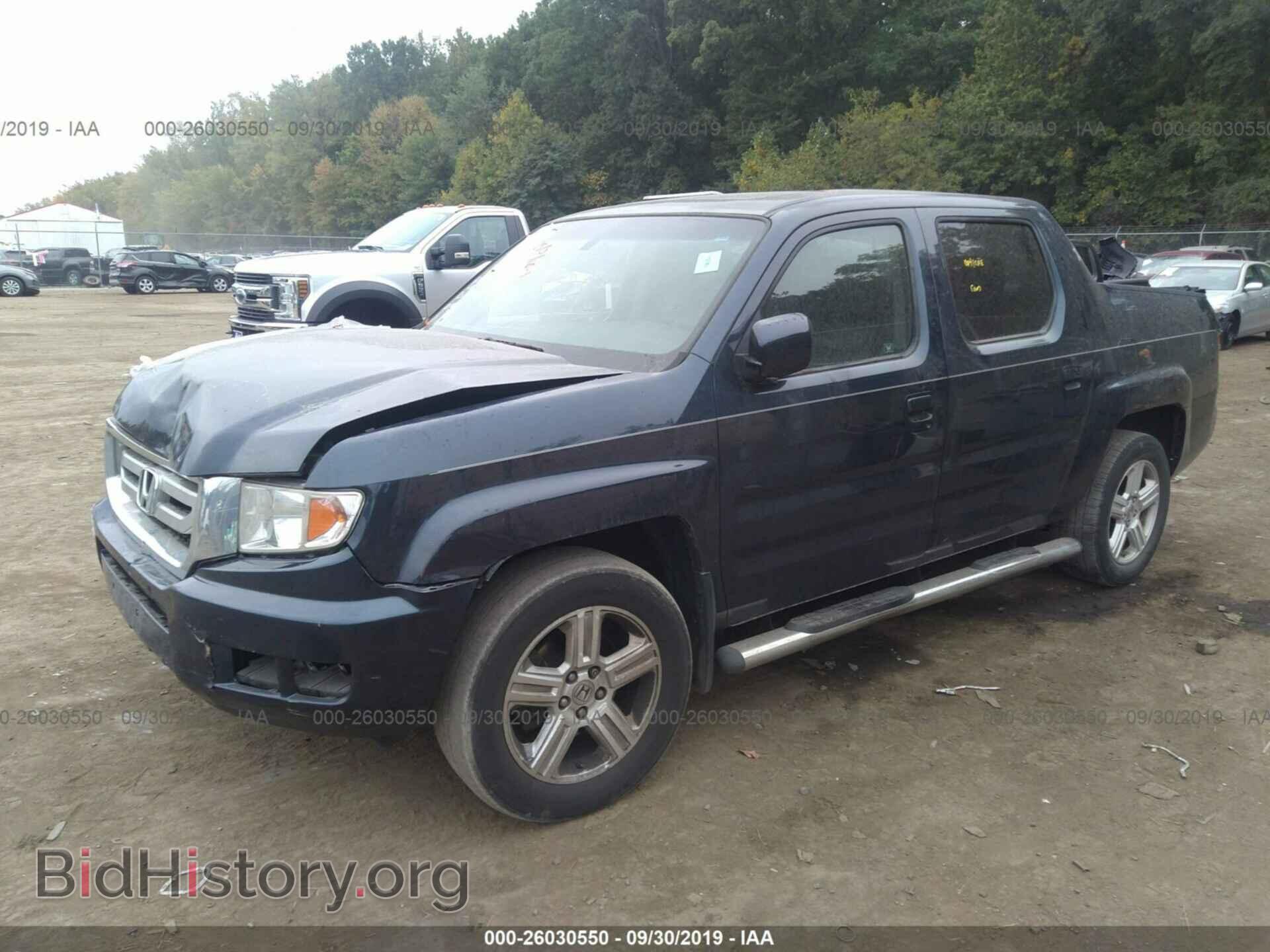2011 HONDA RIDGELINE - VIN: 5FPYK1F55BB009357 - Фото 2