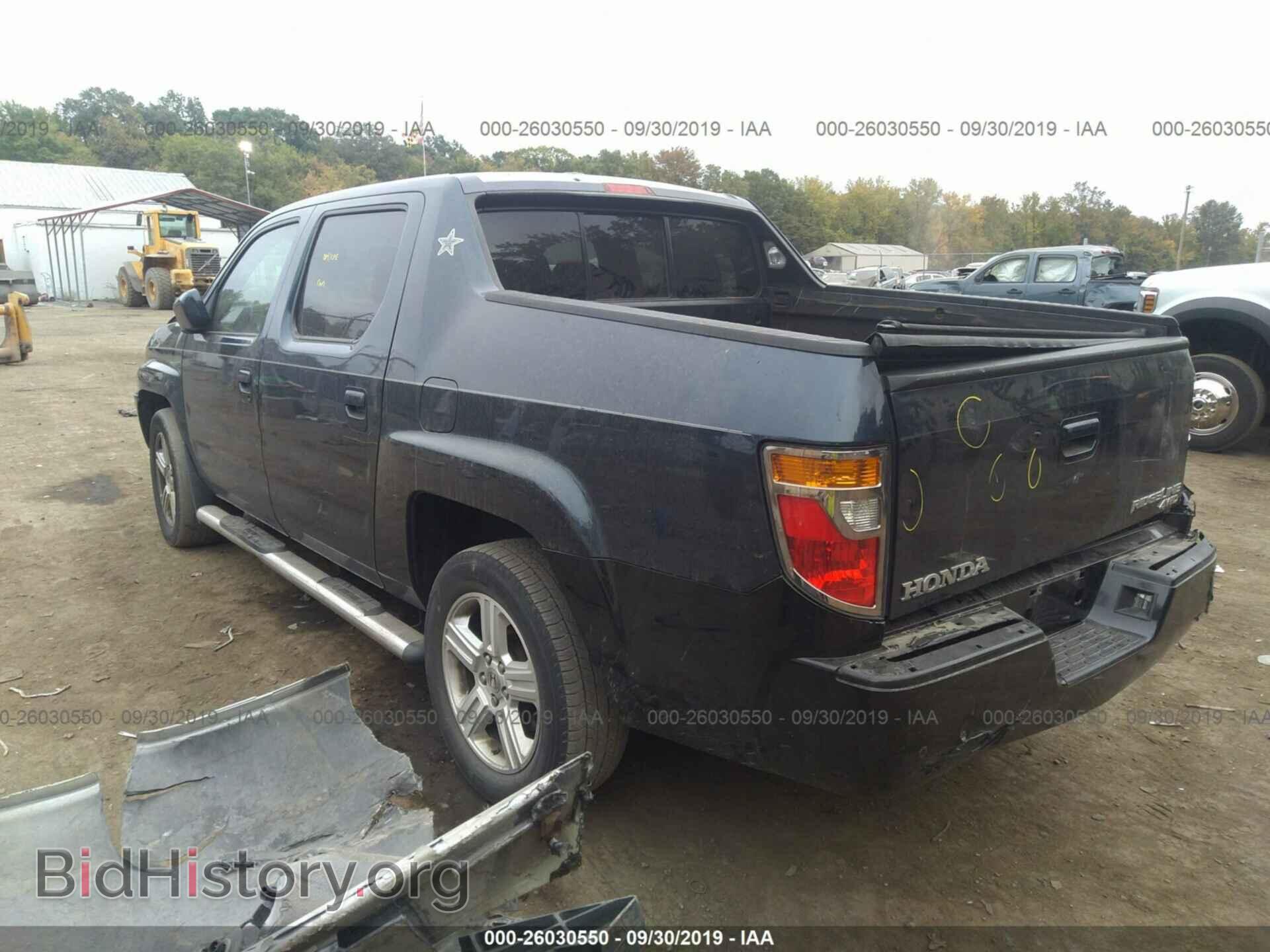 2011 HONDA RIDGELINE - VIN: 5FPYK1F55BB009357 - Фото 3