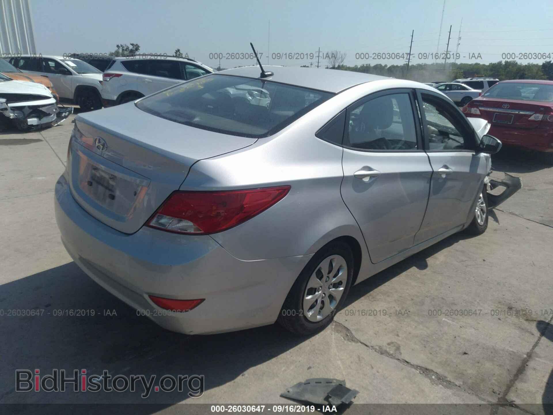 2015 HYUNDAI ACCENT - VIN: KMHCT4AE1FU912672 - Фото 4