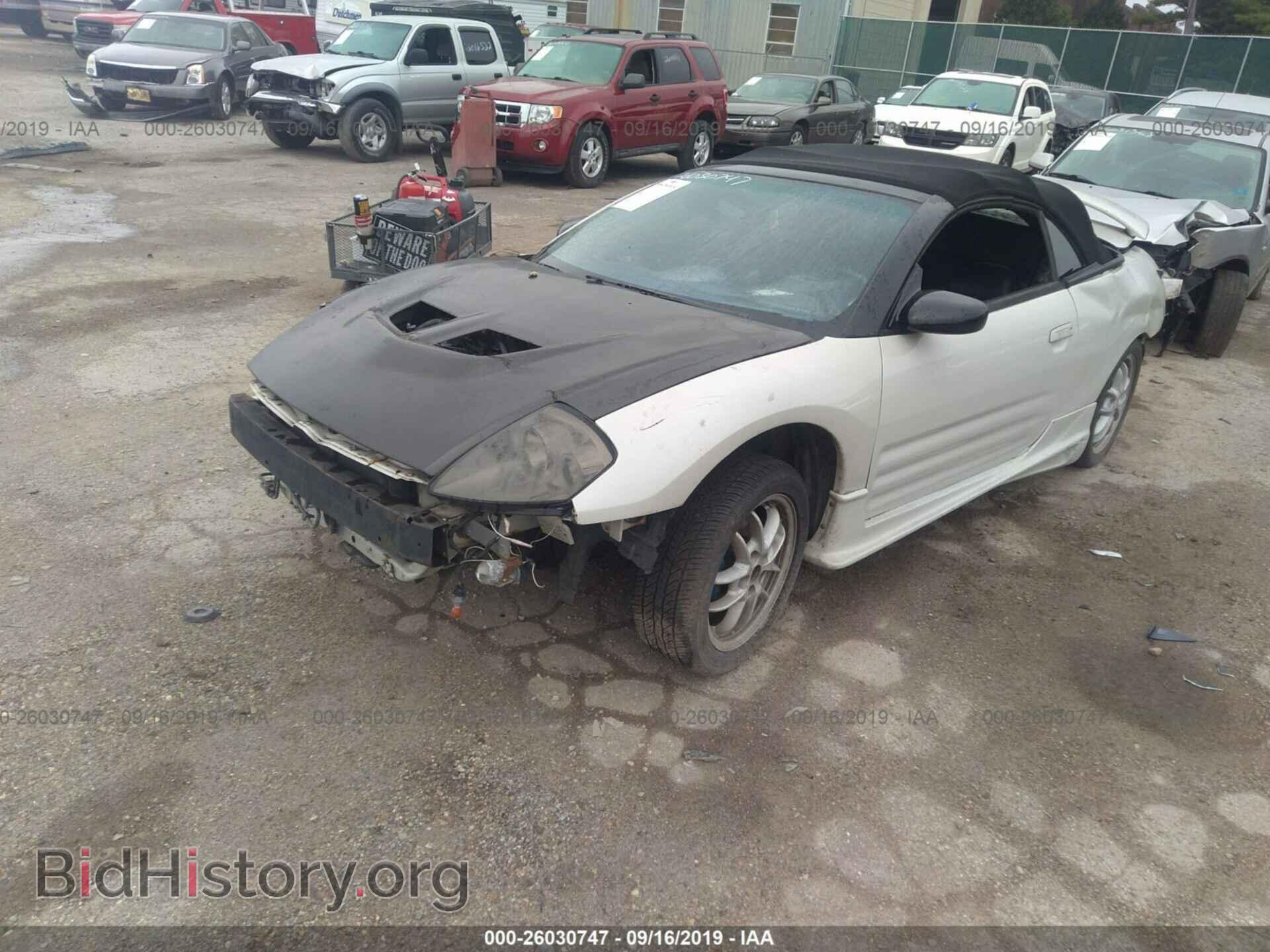 2002 MITSUBISHI ECLIPSE - VIN: 4A3AE85H52E054805 - Фото 2