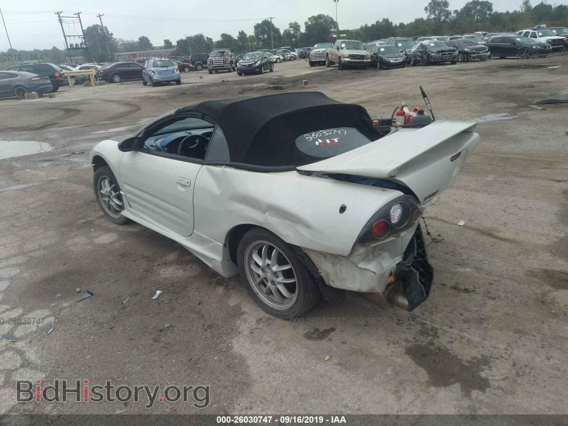 2002 MITSUBISHI ECLIPSE - VIN: 4A3AE85H52E054805 - Фото 3