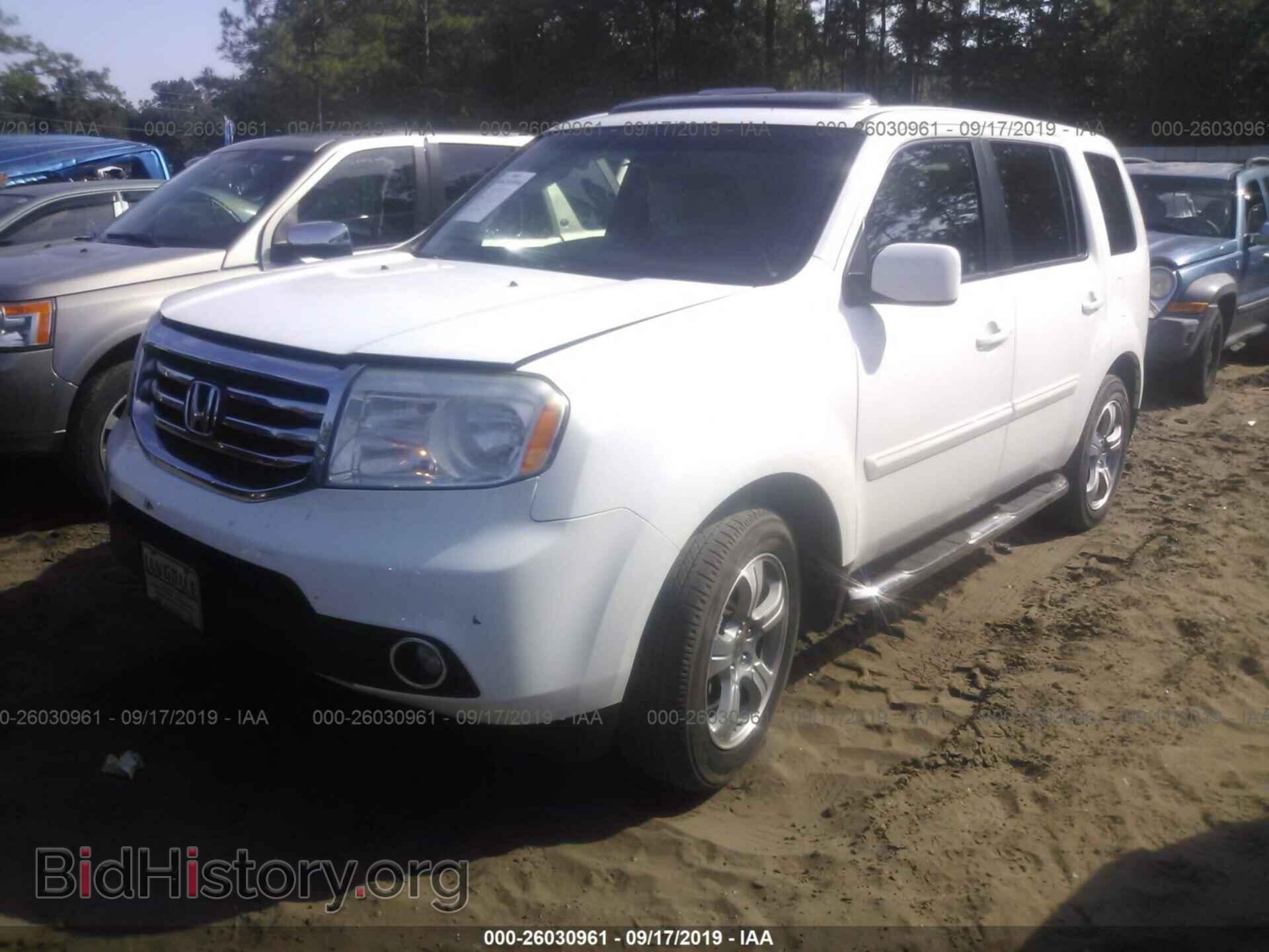 2012 HONDA PILOT - VIN: 5FNYF3H77CB005903 - Фото 2