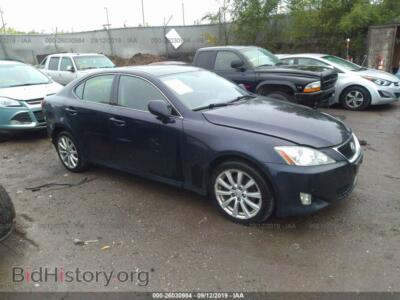 2007 Lexus IS 250, navy — VIN JTHCK262775009429, IAAI