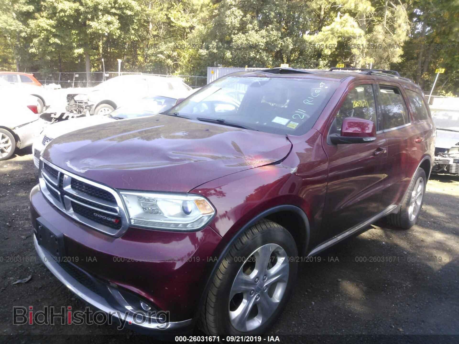 2014 DODGE DURANGO - VIN: 1C4RDJDG7EC412236 - Фото 2