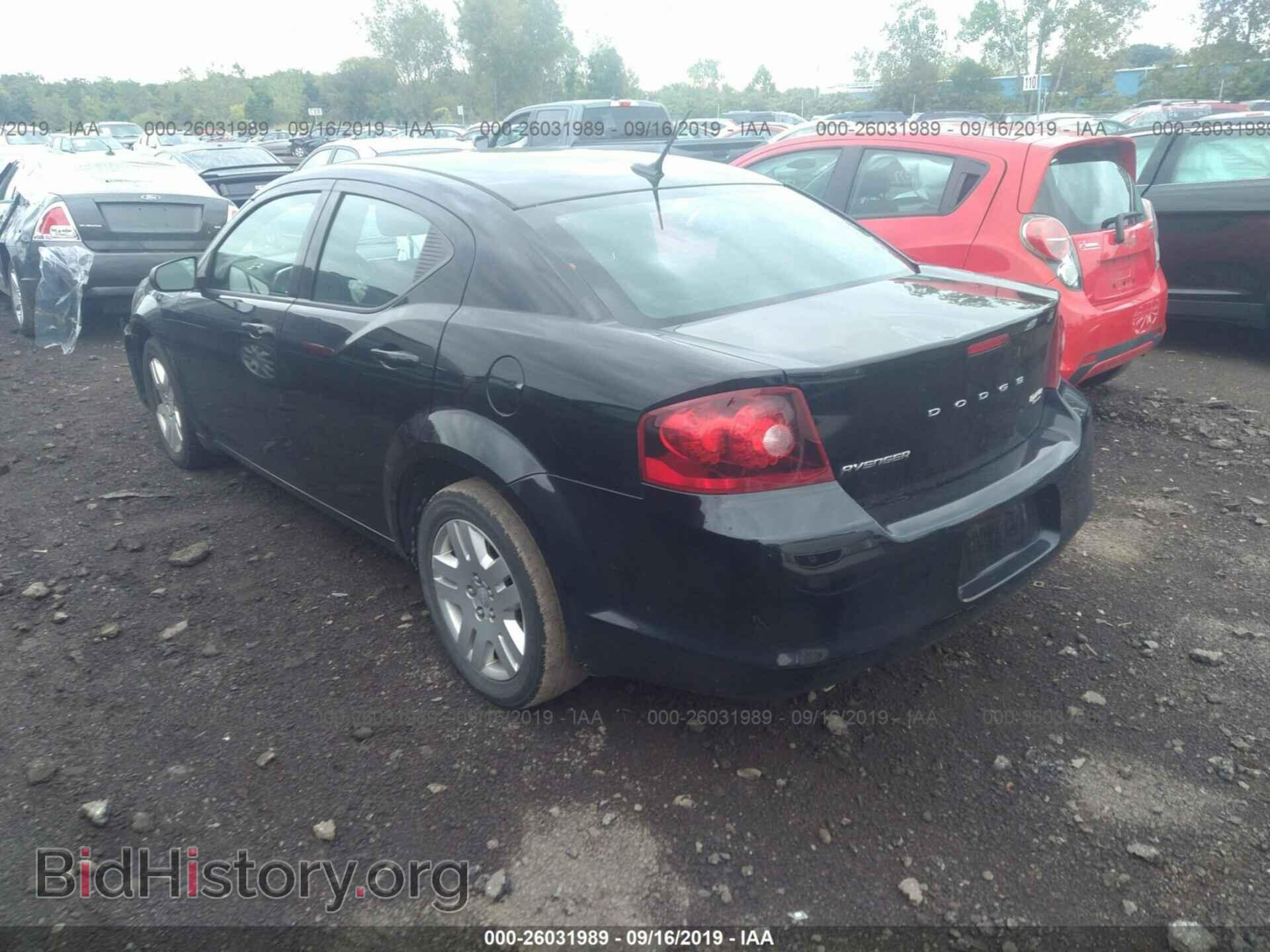 2013 DODGE AVENGER - VIN: 1C3CDZAG7DN752485 - Фото 3