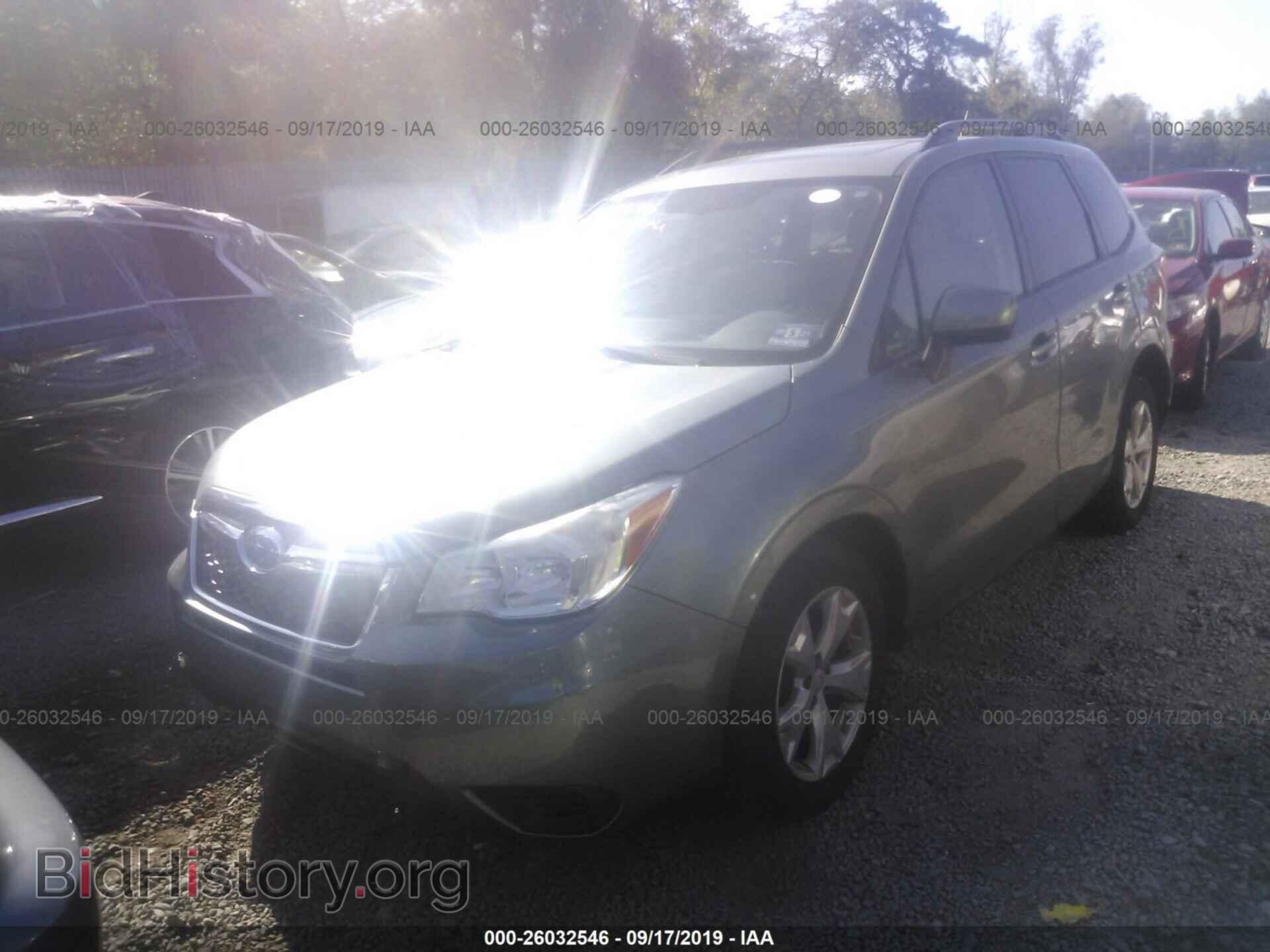 2015 SUBARU FORESTER - VIN: JF2SJADC3FH405359 - Фото 2