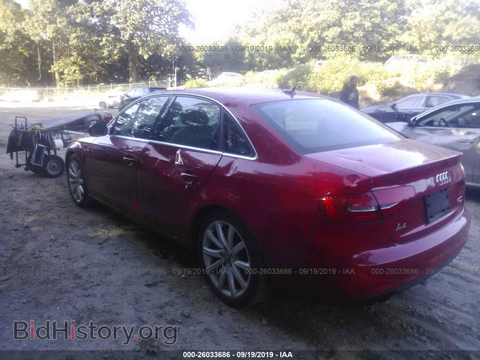 2013 AUDI A4 - VIN: WAUFFAFL0DA183526 - Фото 3