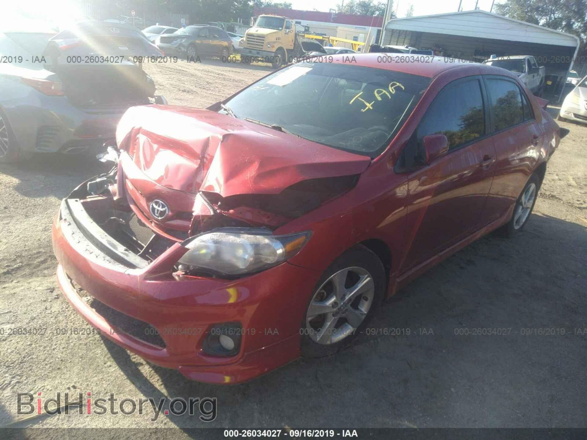 2011 TOYOTA COROLLA - VIN: 2T1BU4EE4BC730138 - Фото 2