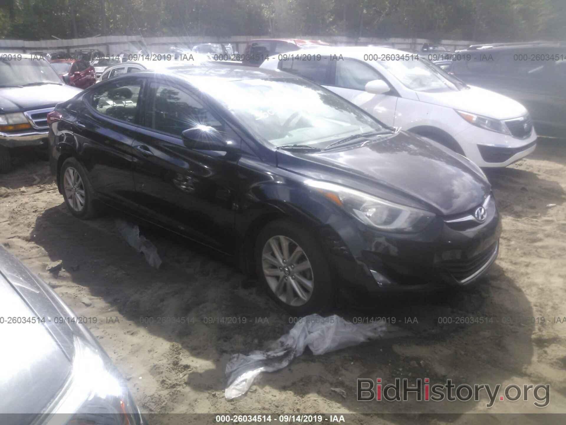 Photo KMHDH4AE5EU166666 - HYUNDAI ELANTRA 2014