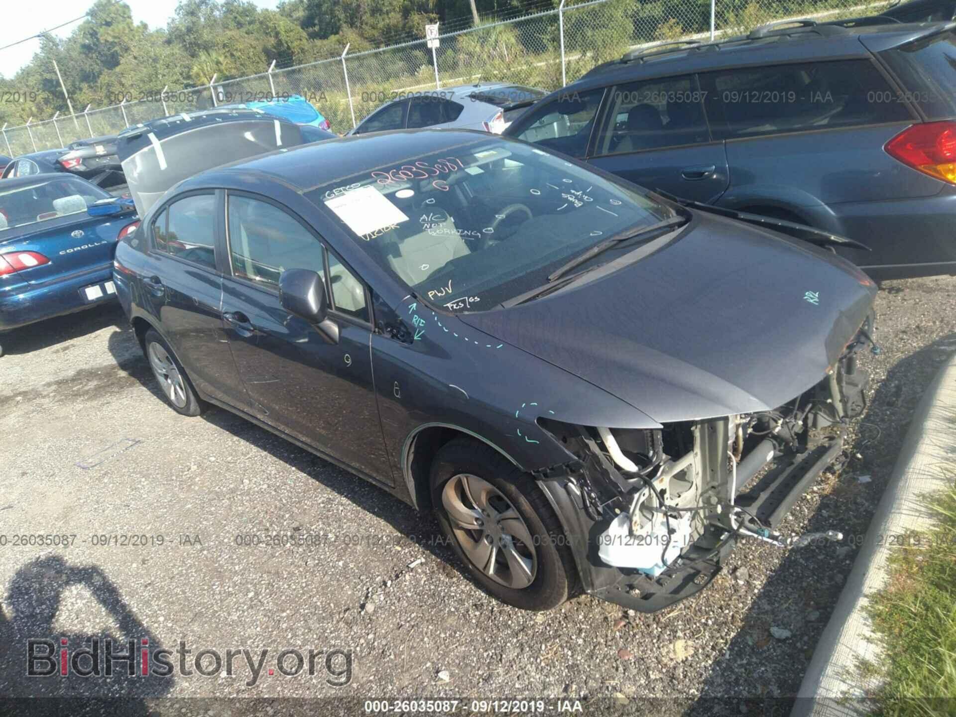 Фотография 19XFB2F52DE027751 - HONDA CIVIC 2013