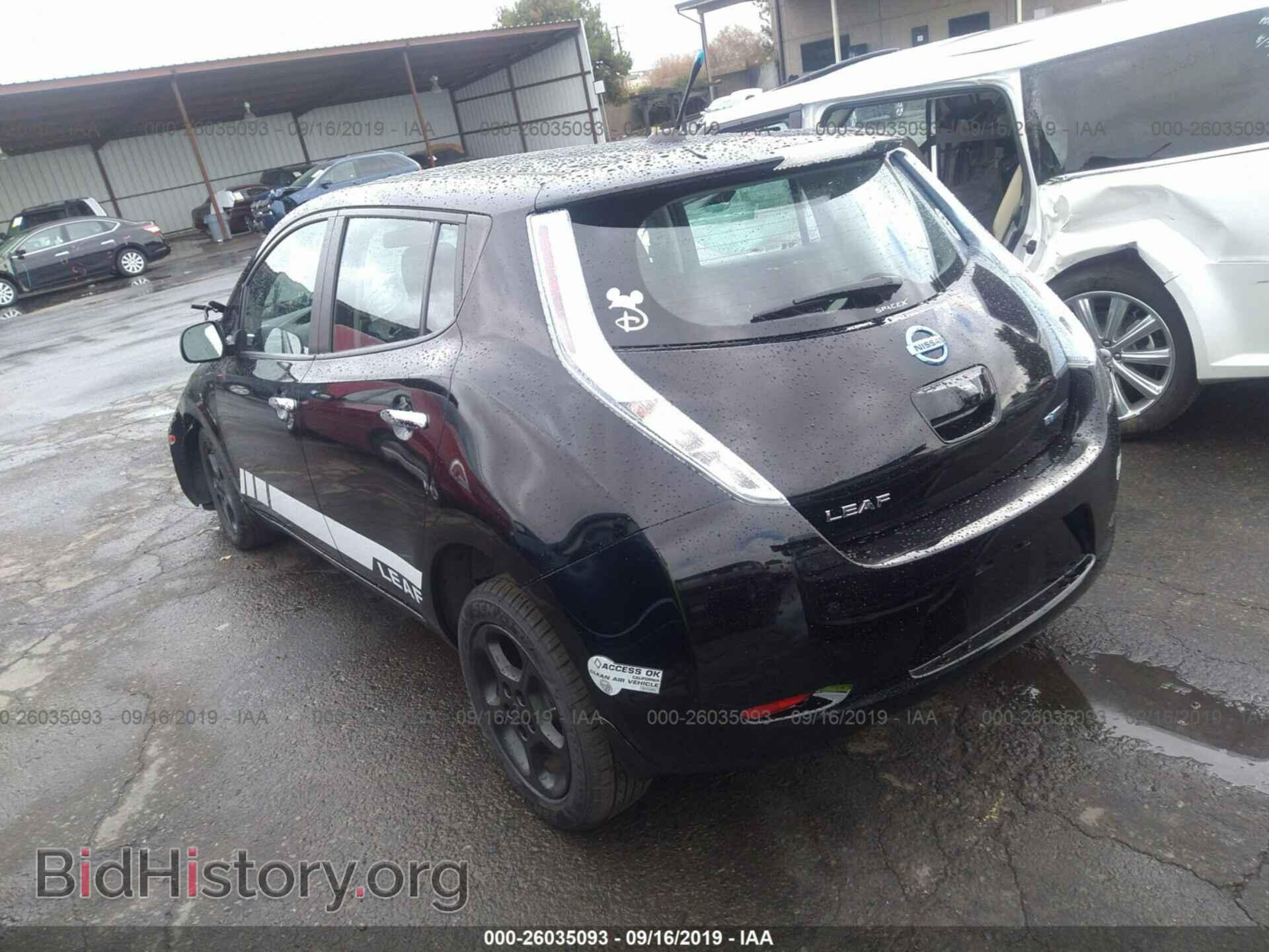 2013 NISSAN LEAF - VIN: 1N4AZ0CP3DC423183 - Фото 3