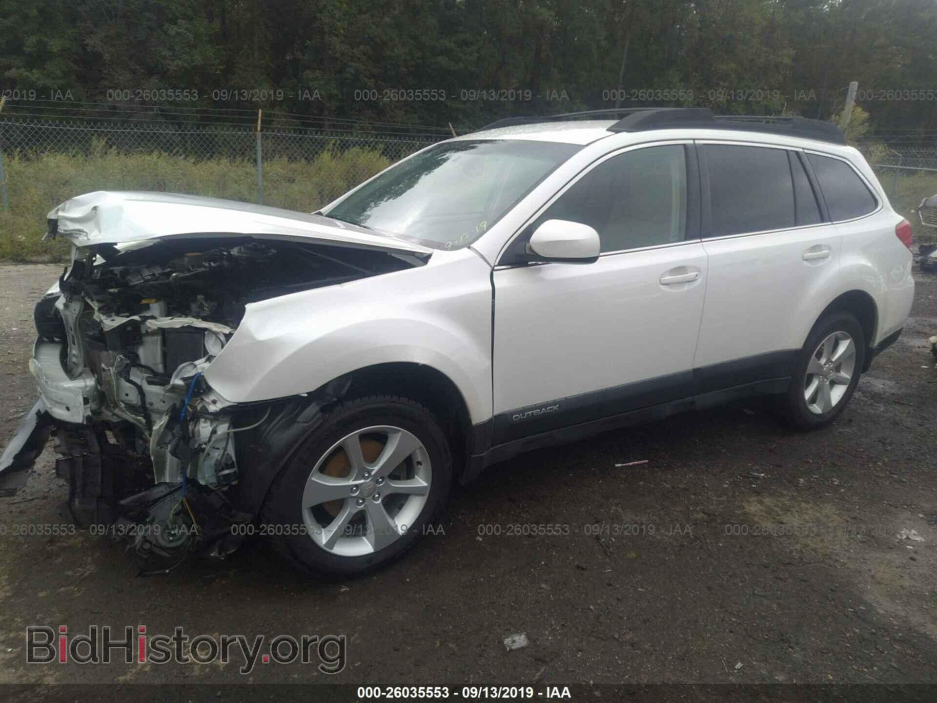 2014 SUBARU OUTBACK - VIN: 4S4BRCCC2E3230503 - Фото 2