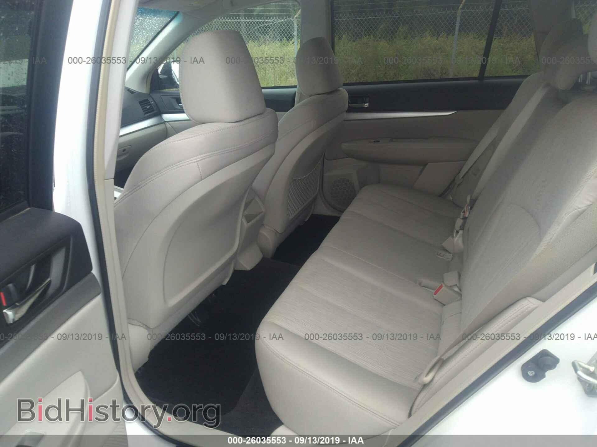 2014 SUBARU OUTBACK - VIN: 4S4BRCCC2E3230503 - Фото 8