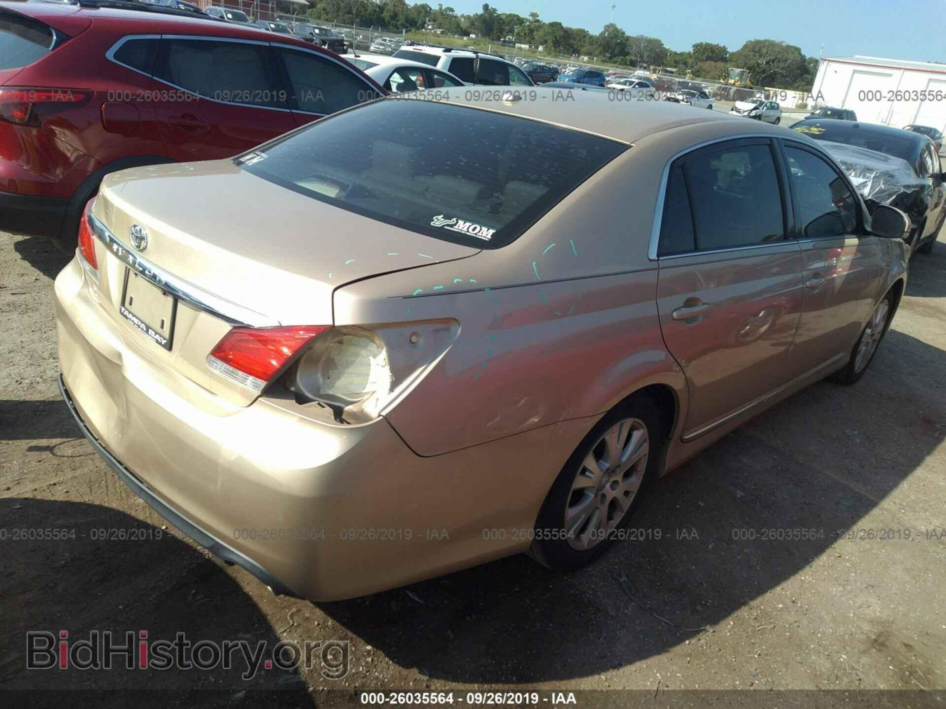 2011 TOYOTA AVALON - VIN: 4T1BK3DB0BU408229 - Фото 4