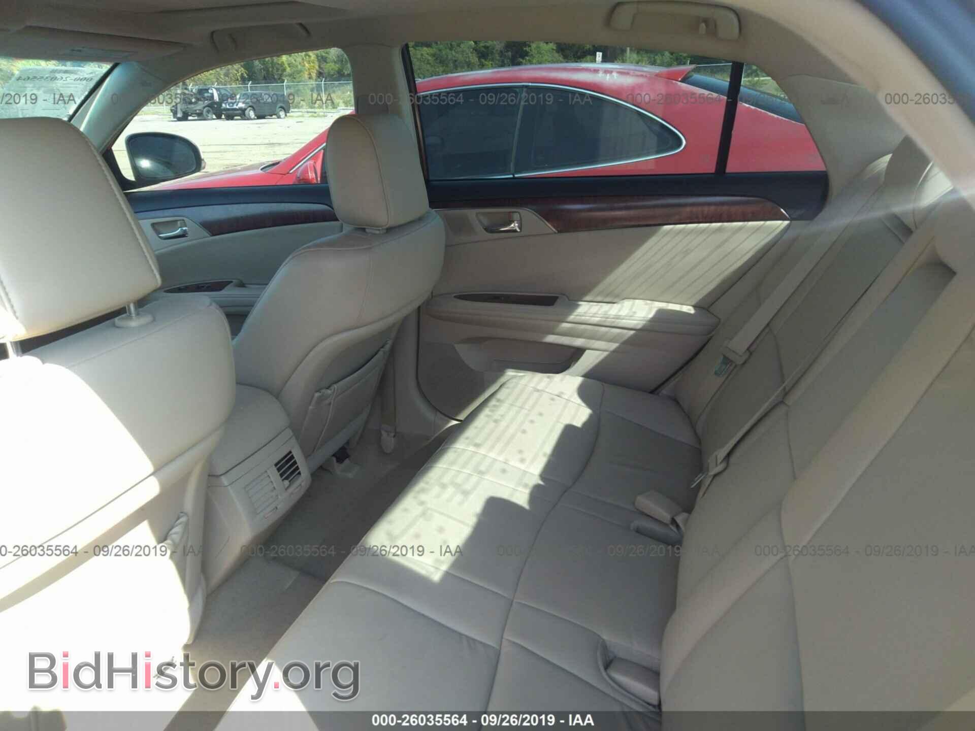 2011 TOYOTA AVALON - VIN: 4T1BK3DB0BU408229 - Фото 8