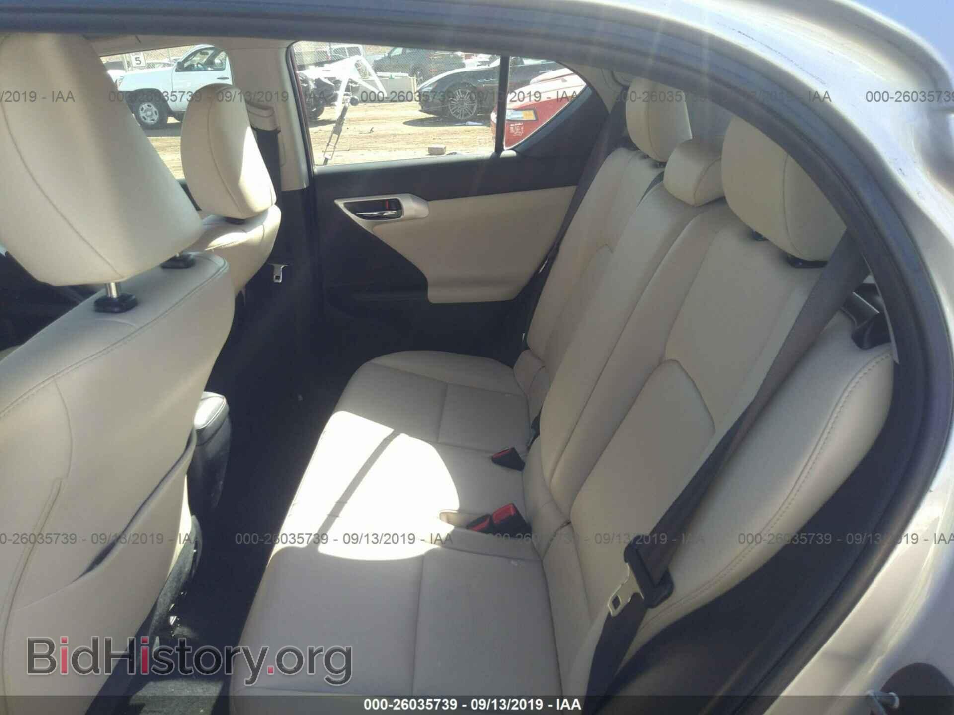 2011 LEXUS CT - VIN: JTHKD5BH6B2007182 - Фото 8