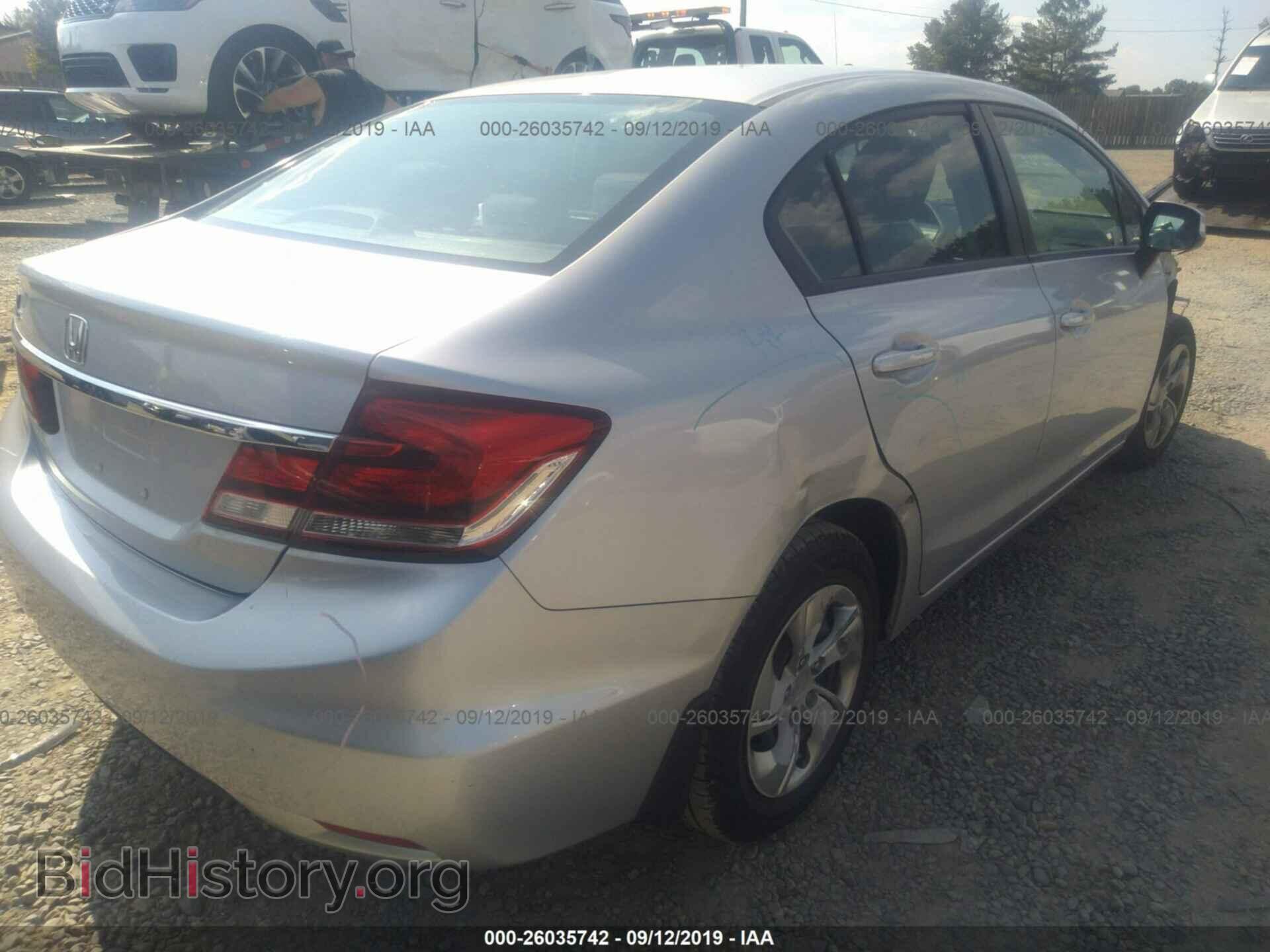 2013 HONDA CIVIC - VIN: 2HGFB2F5XDH505579 - Фото 4