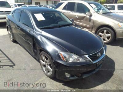2009 Lexus IS 250, черный — VIN JTHBK262895105939, IAAI