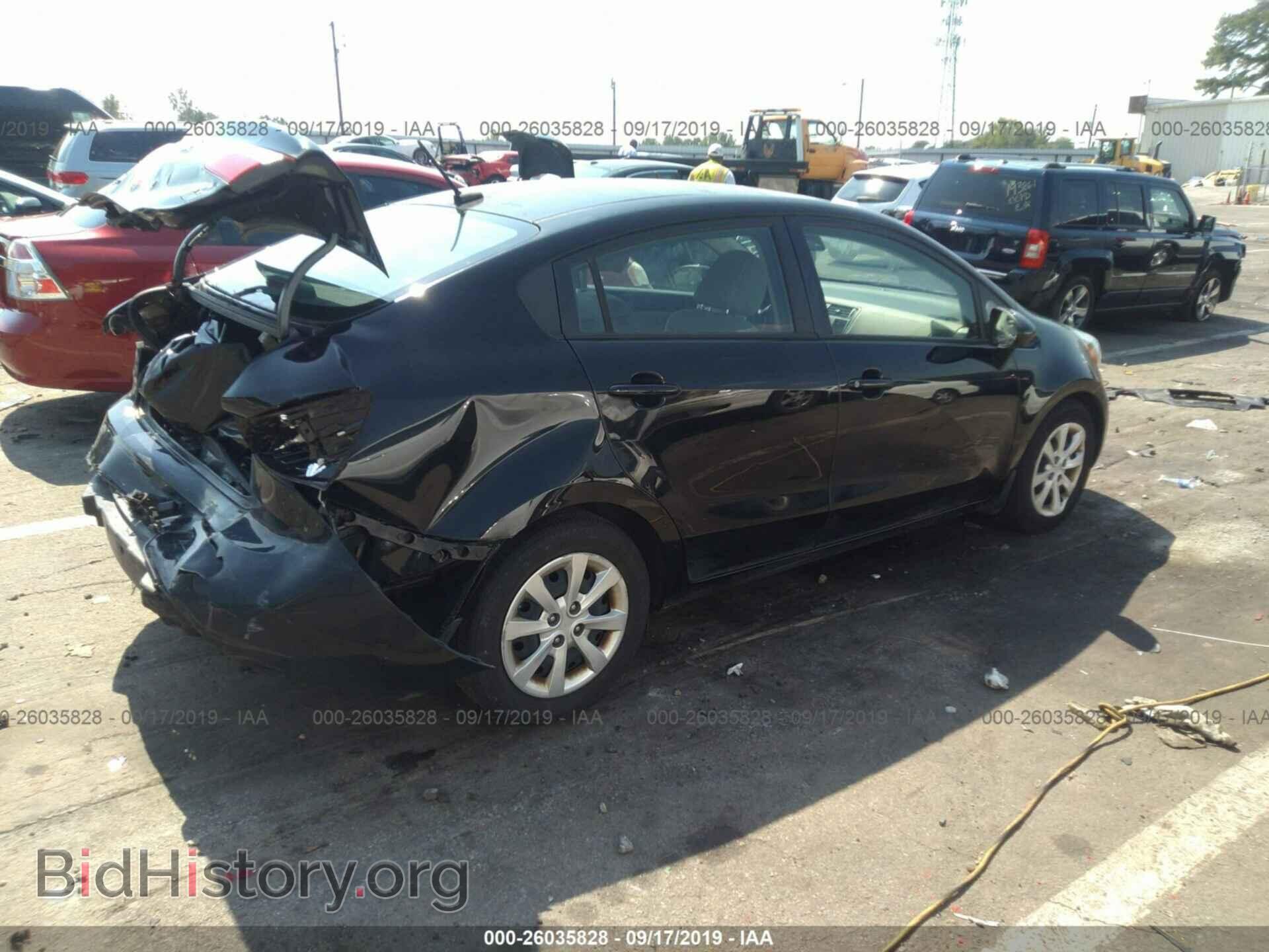 2015 KIA RIO - VIN: KNADM4A37F6502772 - Фото 4