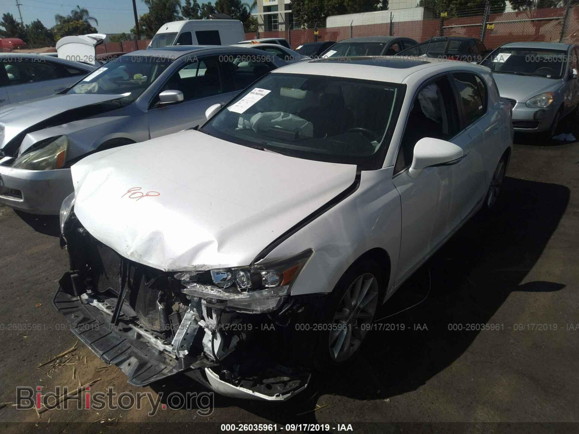 2013 LEXUS CT - VIN: JTHKD5BH6D2132878 - Фото 2