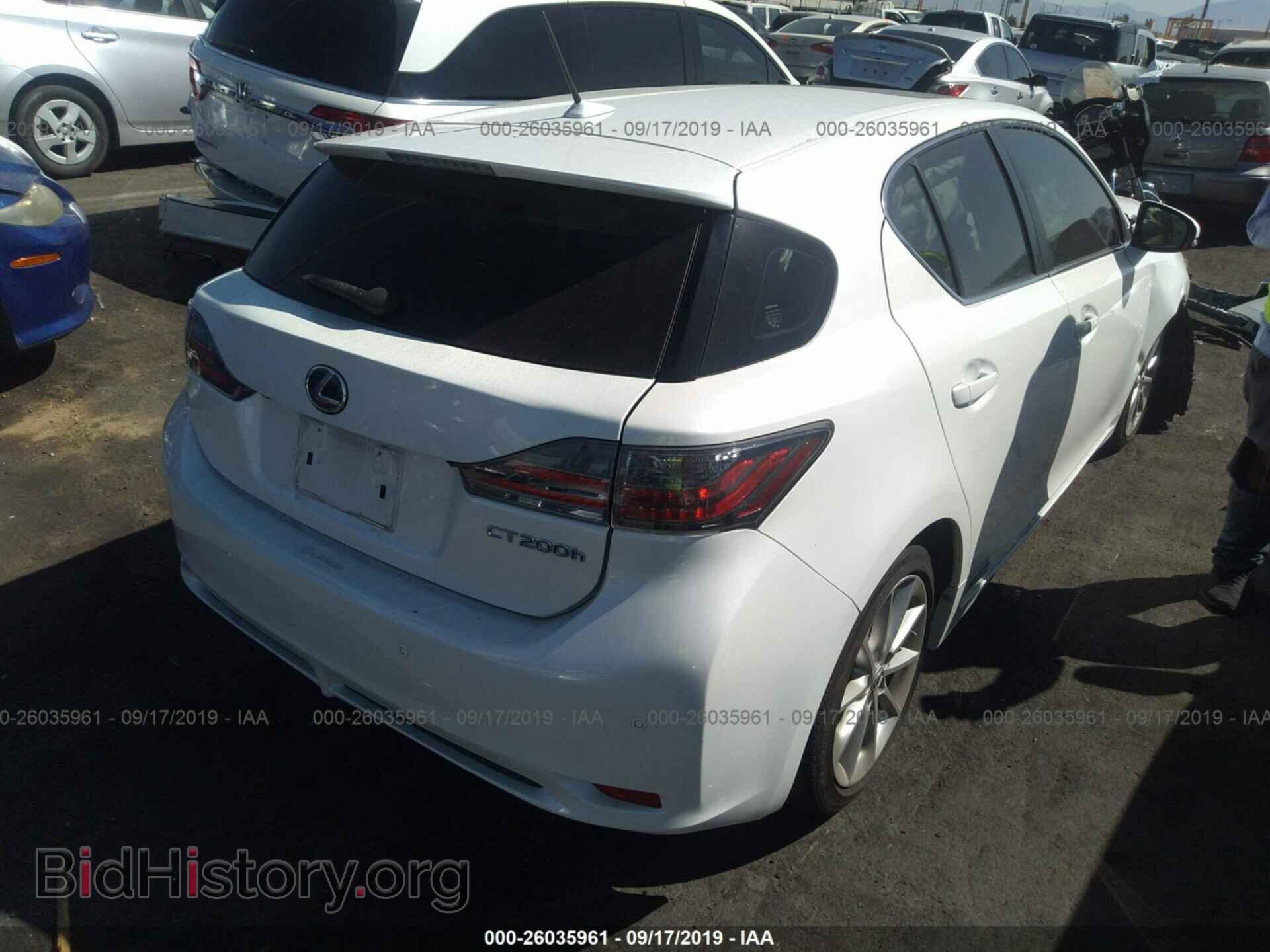 2013 LEXUS CT - VIN: JTHKD5BH6D2132878 - Фото 4