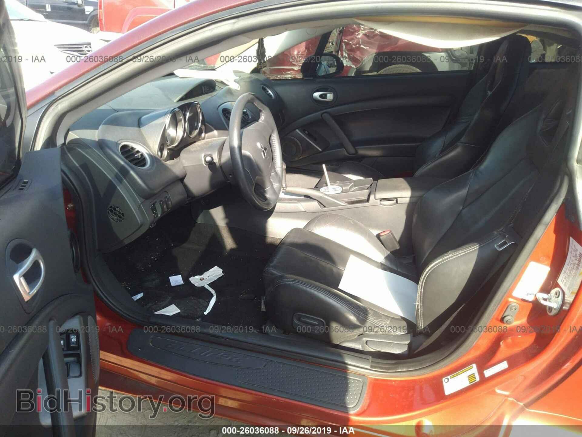 2006 MITSUBISHI ECLIPSE - VIN: 4A3AK34T96E010670 - Фото 5
