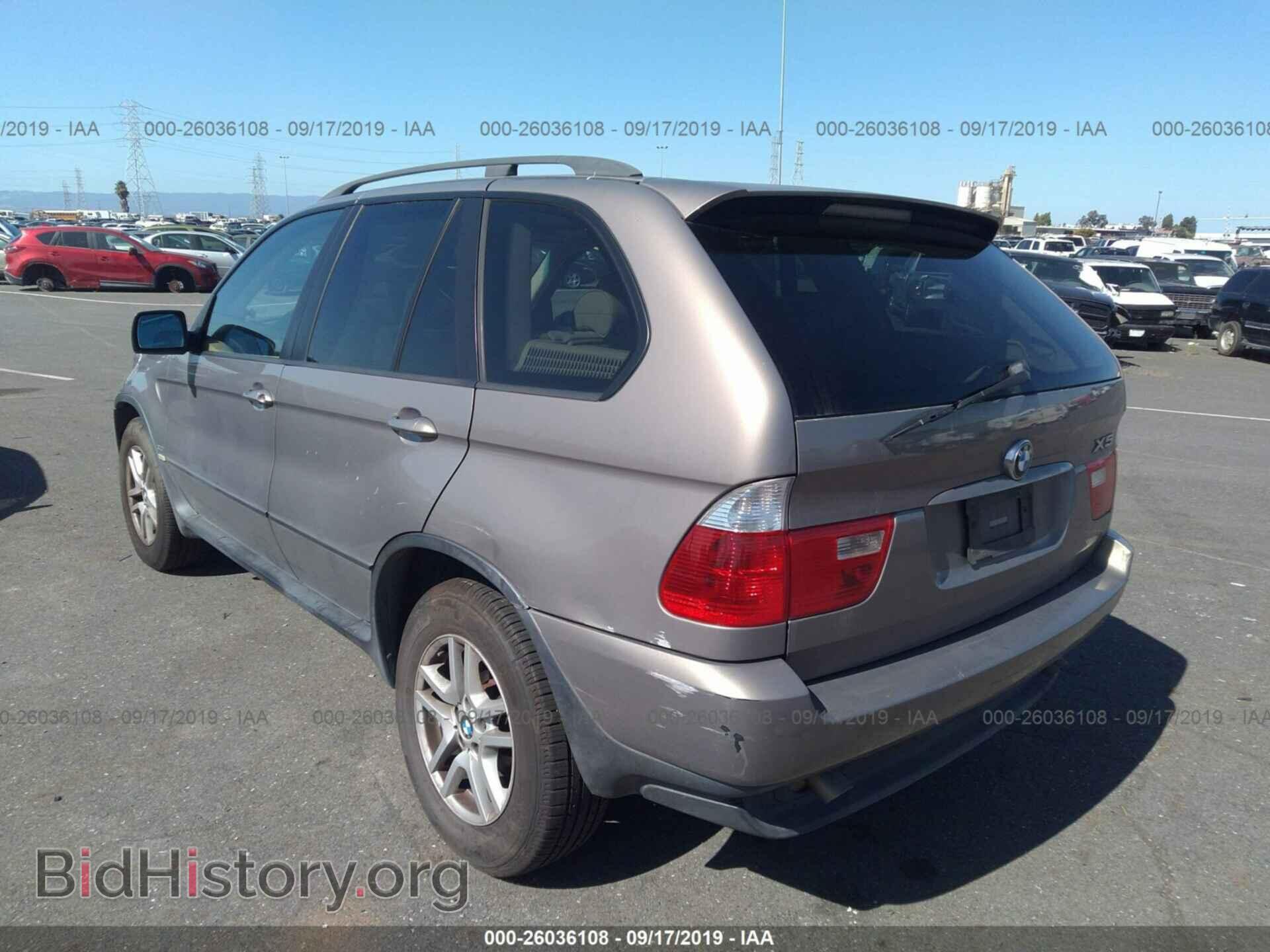 2005 BMW X5 - VIN: 5UXFA13555LY09874 - Фото 3