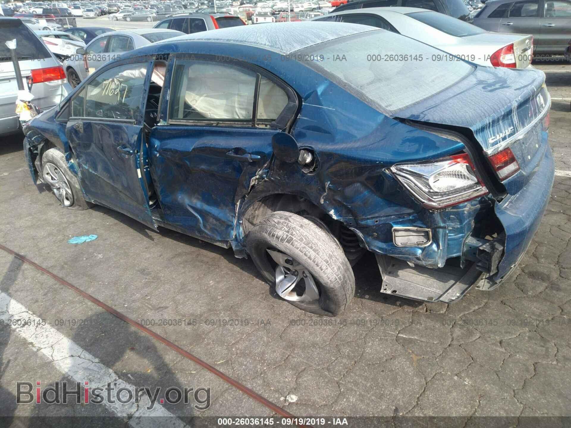2013 HONDA CIVIC - VIN: 2HGFB2F51DH592384 - Фото 3