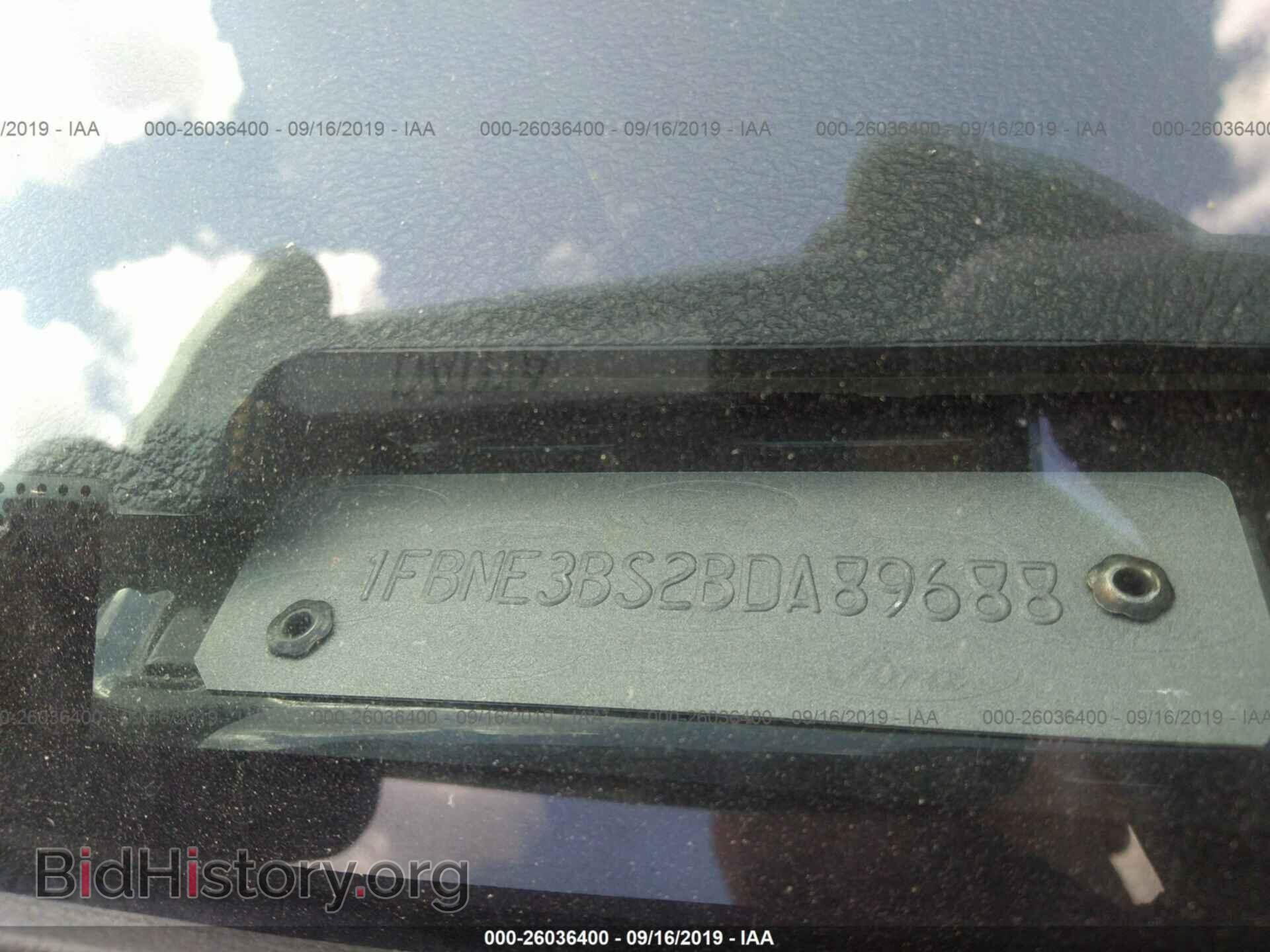 2011 FORD ECONOLINE - VIN: 1FBNE3BS2BDA89688 - Фото 9