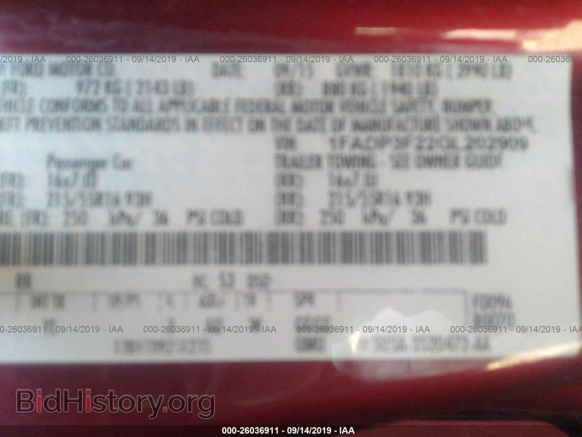 2016 FORD FOCUS - VIN: 1FADP3F22GL202909 - Photo 9