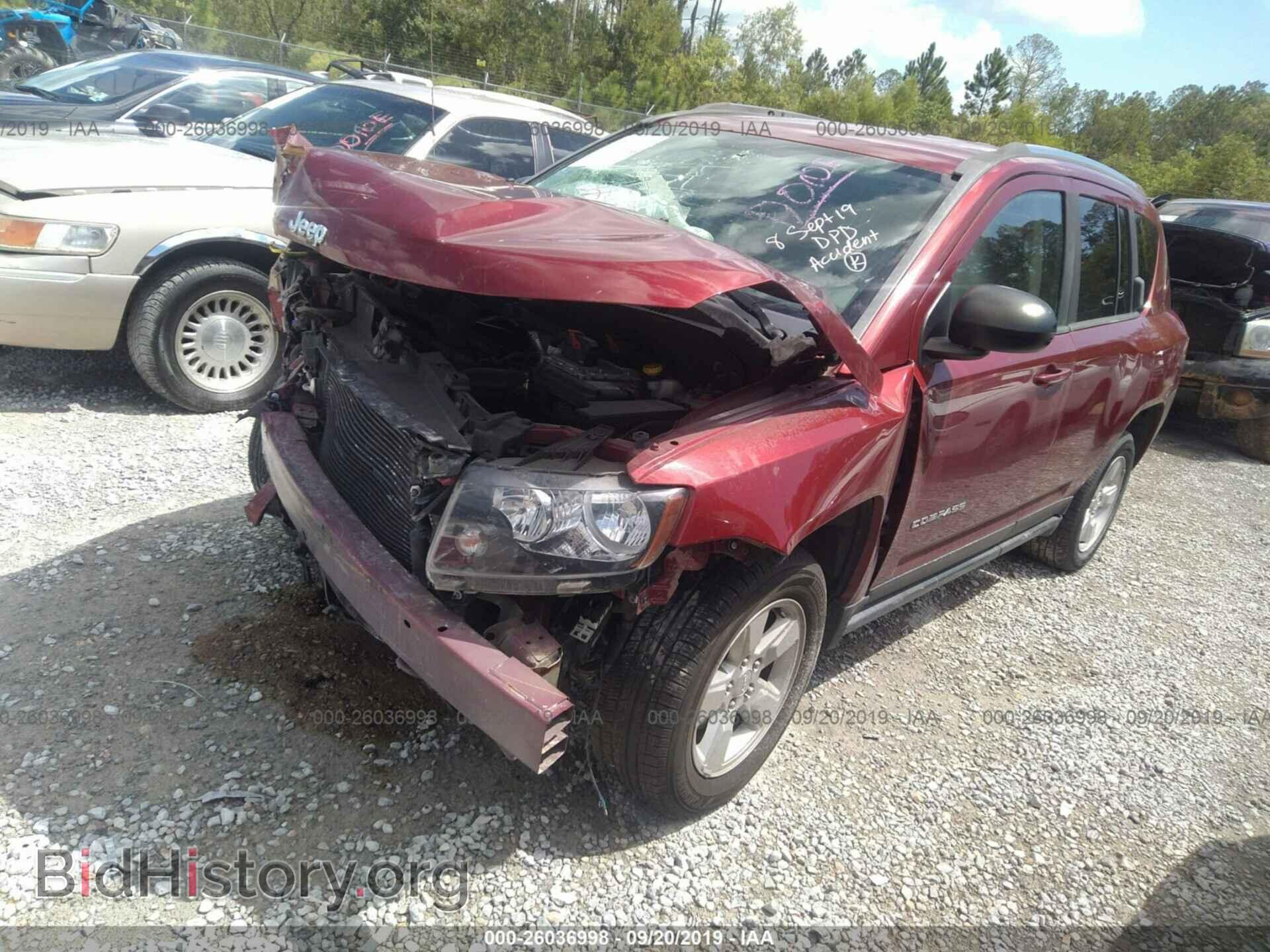2015 JEEP COMPASS - VIN: 1C4NJCBA3FD185463 - Фото 2