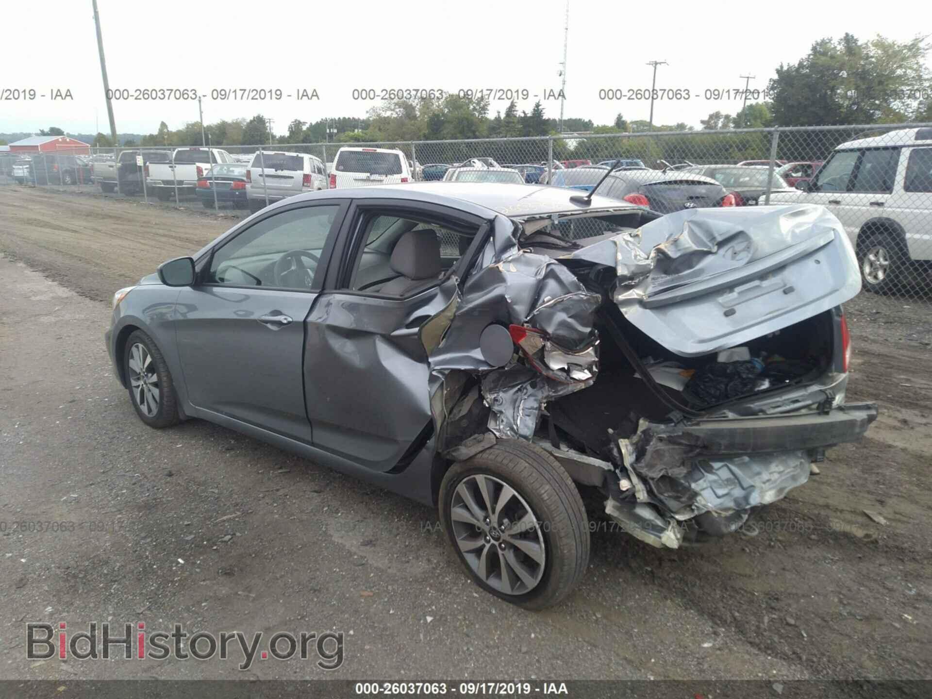 2017 HYUNDAI ACCENT - VIN: KMHCT4AE6HU352019 - Фото 3