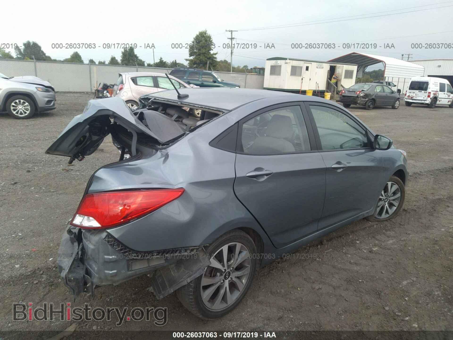 2017 HYUNDAI ACCENT - VIN: KMHCT4AE6HU352019 - Фото 4