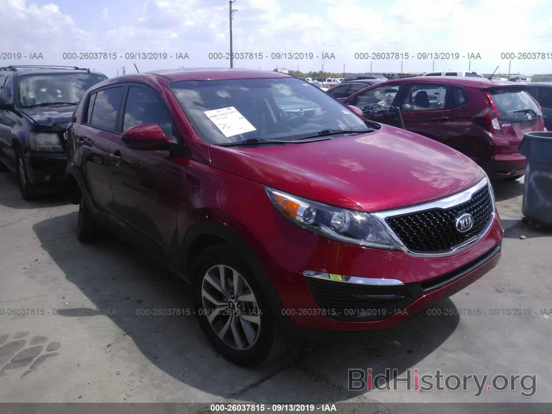 Фотография KNDPB3AC6F7729543 - KIA SPORTAGE 2015