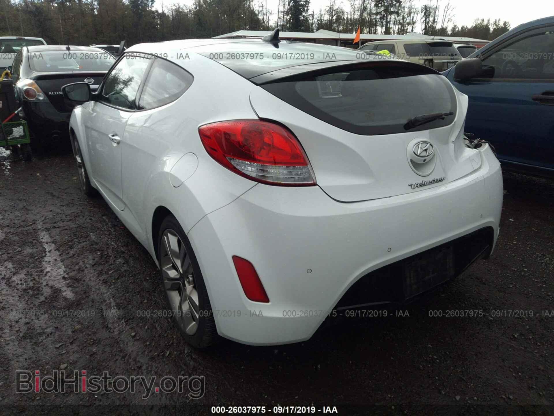 2014 HYUNDAI VELOSTER - VIN: KMHTC6AD2EU188802 - Фото 3