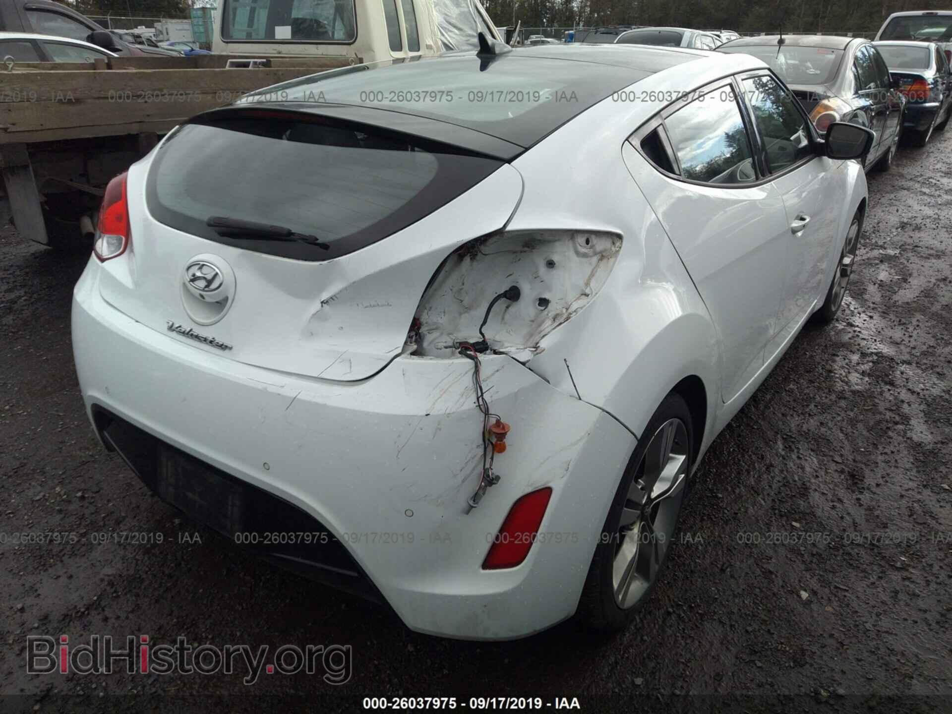 2014 HYUNDAI VELOSTER - VIN: KMHTC6AD2EU188802 - Фото 4