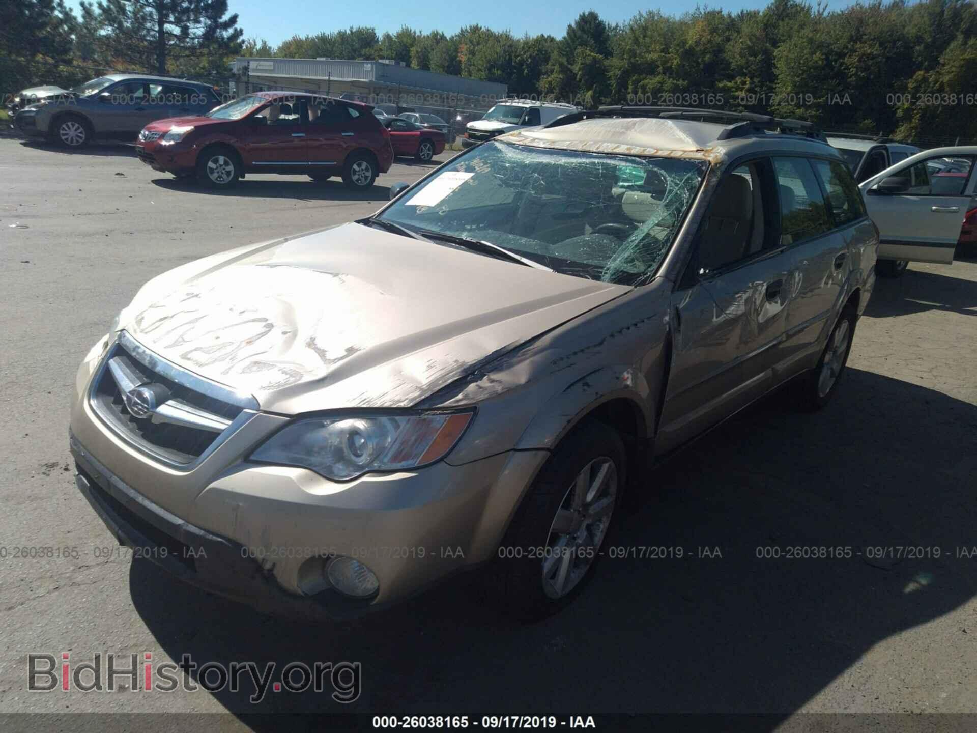 2008 SUBARU OUTBACK - VIN: 4S4BP61C687362297 - Фото 2